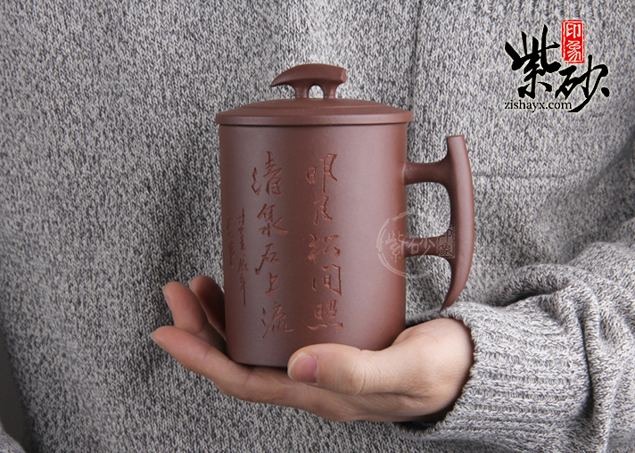 精品紫砂杯(将军盖杯)