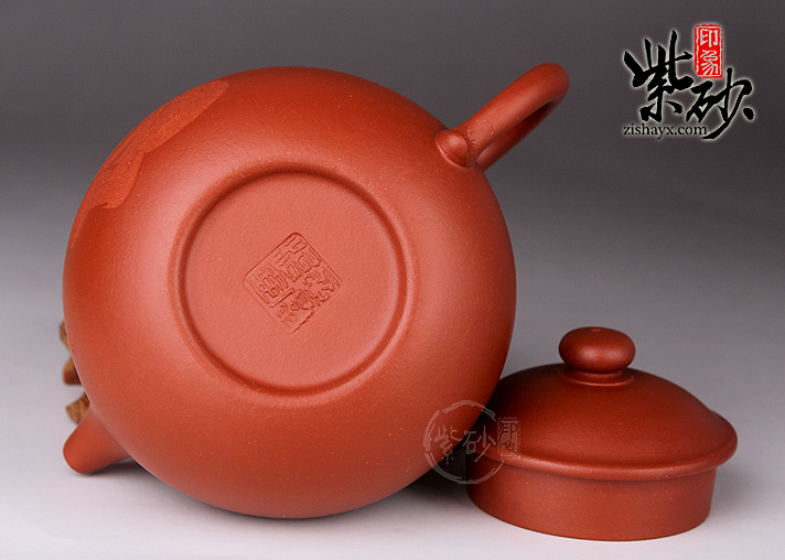 紫砂印象合作工艺师：何忍群掇子紫砂壶