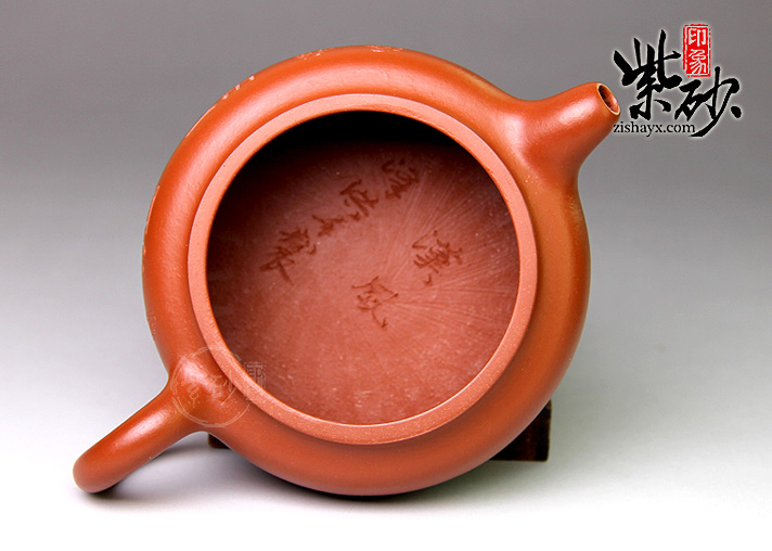 汉风壶(紫砂壶名家 范泽洪紫砂壶作品 朱泥 230cc)