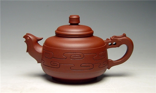 龙凤呈祥壶紫砂壶名家吴亚平紫砂作品