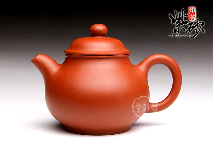 潘壶(紫砂壶艺人 徐宝珍作品 黄金朱泥 160cc)