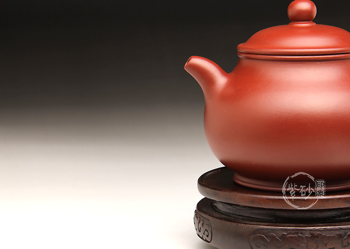 潘壶(紫砂壶艺人 范泽洪紫砂作品 大红袍 320cc)