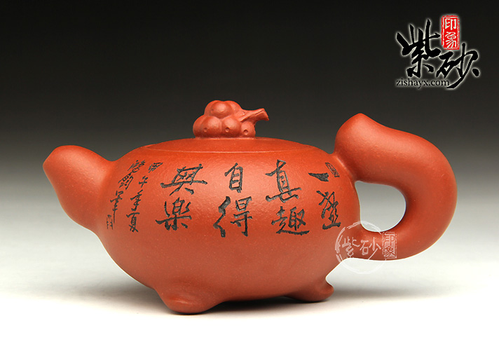紫砂壶名家：朱鸿钧松鼠壶图片