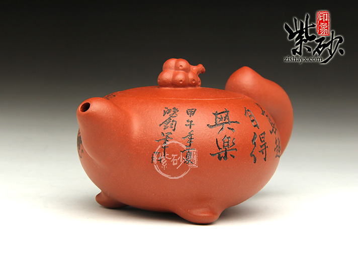 紫砂壶名家：朱鸿钧松鼠壶图片