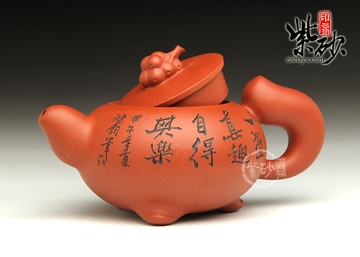 紫砂壶名家：朱鸿钧松鼠壶图片