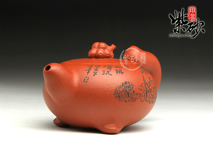 紫砂壶名家：朱鸿钧松鼠壶图片