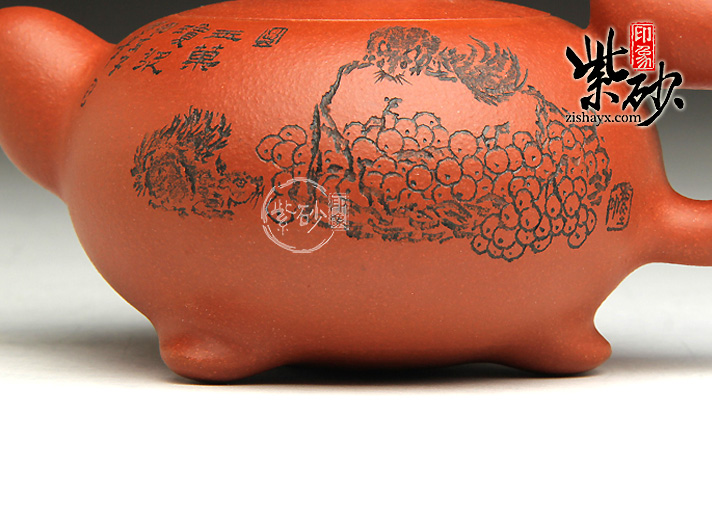 紫砂壶名家：朱鸿钧松鼠壶图片
