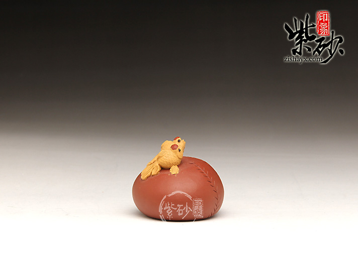 紫砂茶宠：鸿运当头图片