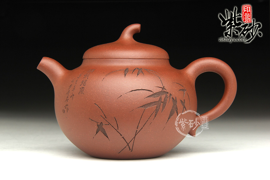 紫砂壶艺人：范微琴茄段壶图片