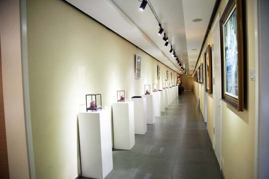 “回归”台湾回流壶及中青年紫砂艺术家优秀作品展展区一角