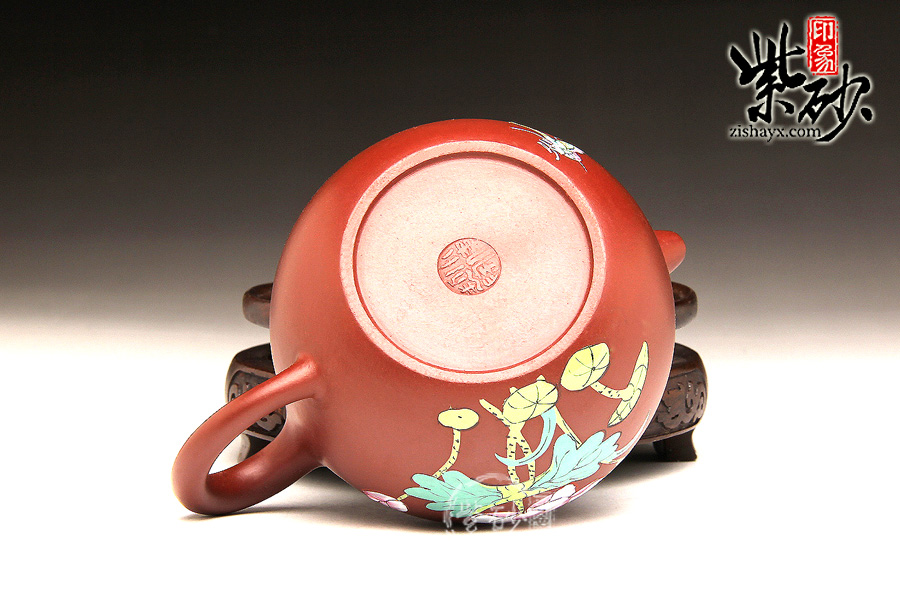 紫砂壶艺人：卢小伟莲子壶细节图片