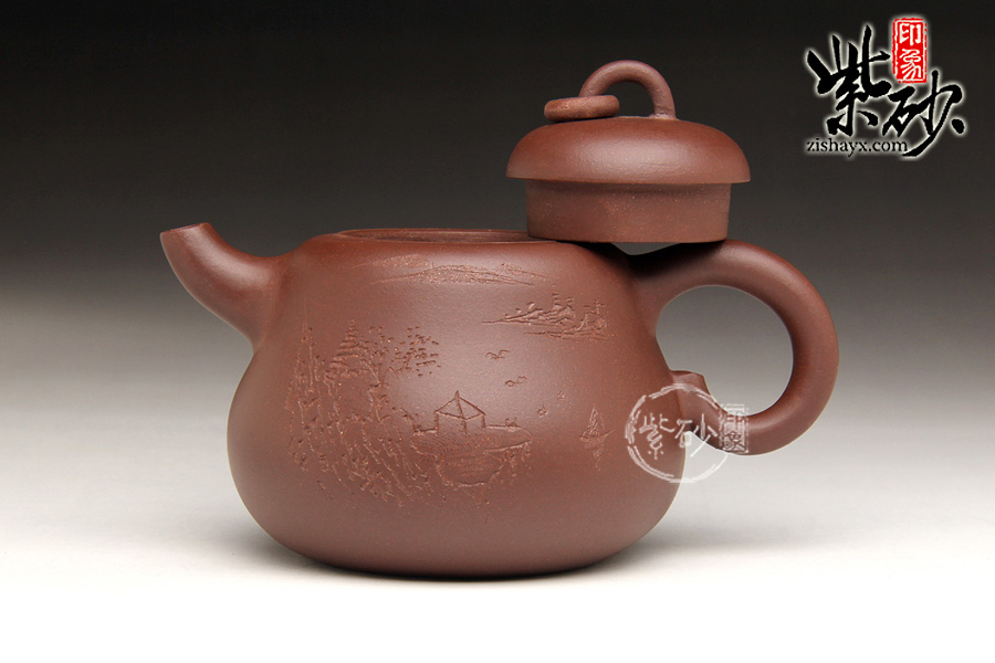 紫砂壶艺人：卢小伟葫芦壶细节图片