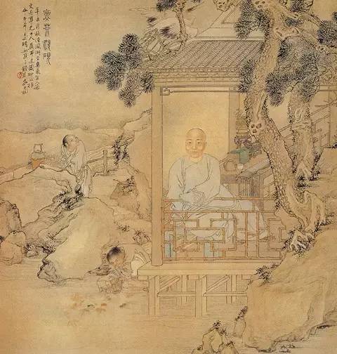 看古画里的紫砂